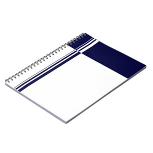 Elegantes Stripes-Notebook Notizblock