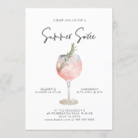 Elegantes Summer Soiree Drinks Cocktail Party Rosa