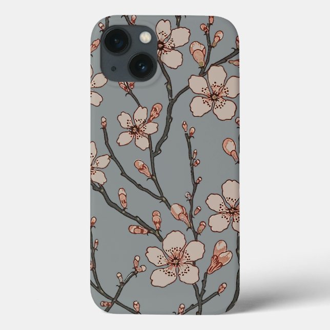 Elegantes süß rosa Blume Blossom Kirschmuster Case-Mate iPhone Hülle (Rückseite)