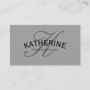 Elegantes Swirl-Muster Visitenkarte