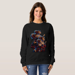 Elegantes Tapestry des Winters Vergessen Sie mich  Sweatshirt