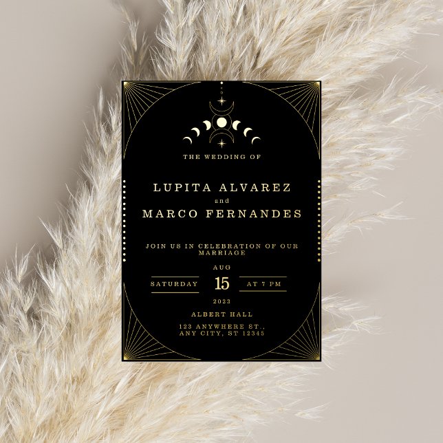 Elegantes Tarot Folieneinladung (Von Creator hochgeladen)