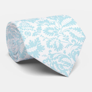 Elegantes Teal-Blumen-Botanik Krawatte
