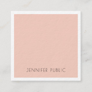 Elegantes Template Minimalistisch Luxury Premium D Quadratische Visitenkarte