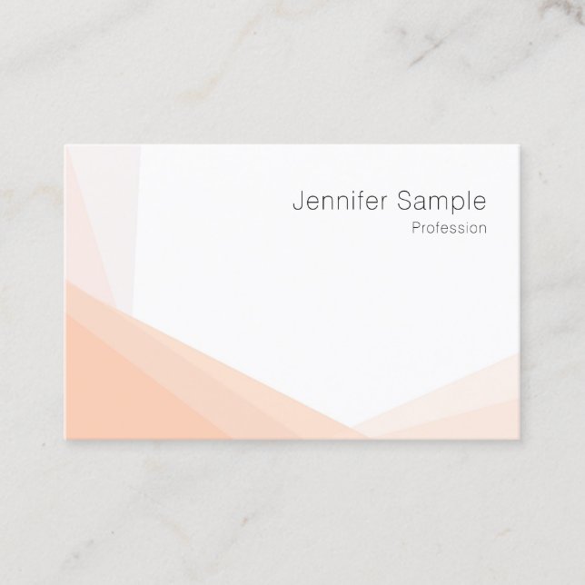 Elegantes Template Modernes, Minimalistisches Beru Visitenkarte (Vorderseite)