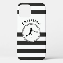 Elegantes Tennis Design Sportthema Girls Name Spaß Case-Mate iPhone Hülle