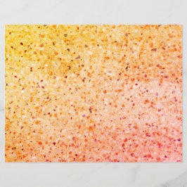 Elegantes Terrazzo Retro Orange Texturmuster