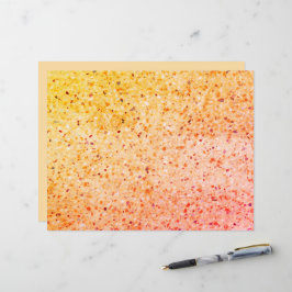 Elegantes Terrazzo Retro Orange Texturmuster