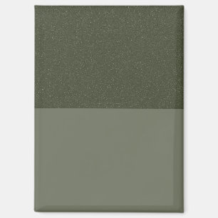 Elegantes Textured Moss Green Magnet - Anpassbar