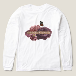 Elegantes Thema Blume Tri-Blend Shirt