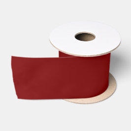 Elegantes tiefrotes Vollton Satinband