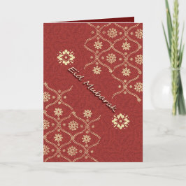 Elegantes traditionelles Henna-Kunst-Design für Ei Feiertagskarte