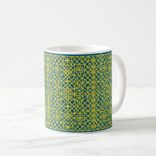 Elegantes traditionelles japanisches Kumiko-Muster Kaffeetasse