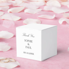 Elegantes, traditionelles Weißes Gastgeschenk Hoch Geschenkschachtel