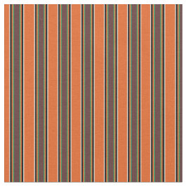 Elegantes trendiges Streifenmuster l Orange Stoff