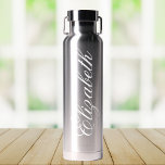 Elegantes Trendy Modernes Individuelle Name Skript Trinkflasche<br><div class="desc">Eleganter Trendy Moderner Individuelle Name Script Wasser Flasche</div>
