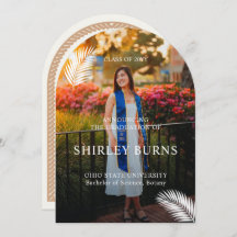 Elegantes Tropical Verlass Abschluss Foto