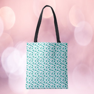 Elegantes Türkis Grün Blau Boho-Paisley