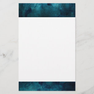 Elegantes Türkis-Mandala-Aquarell-Muster