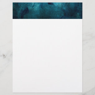 Elegantes Türkis-Mandala-Aquarell-Muster