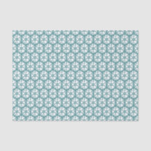 Elegantes Türkis & Minimalistisches Schneeflocken