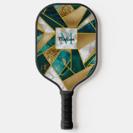 Elegantes, türkisfarbenes Imitat Pickleball Schläger