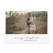 Elegantes Typografie-Foto Moderne Weihnachten