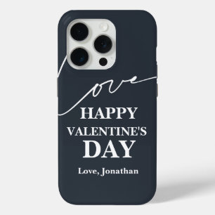 Elegantes Typografie-Valentinstag Case-Mate iPhone Hülle