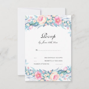 Elegantes UAWG RSVP Karte
