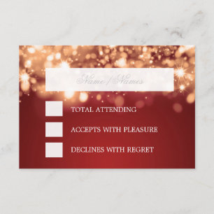 Elegantes UAWG RSVP Karte