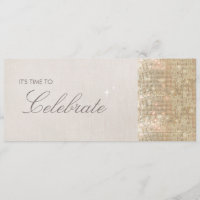 Elegantes und festes Funkelnd Gold Sequins Party
