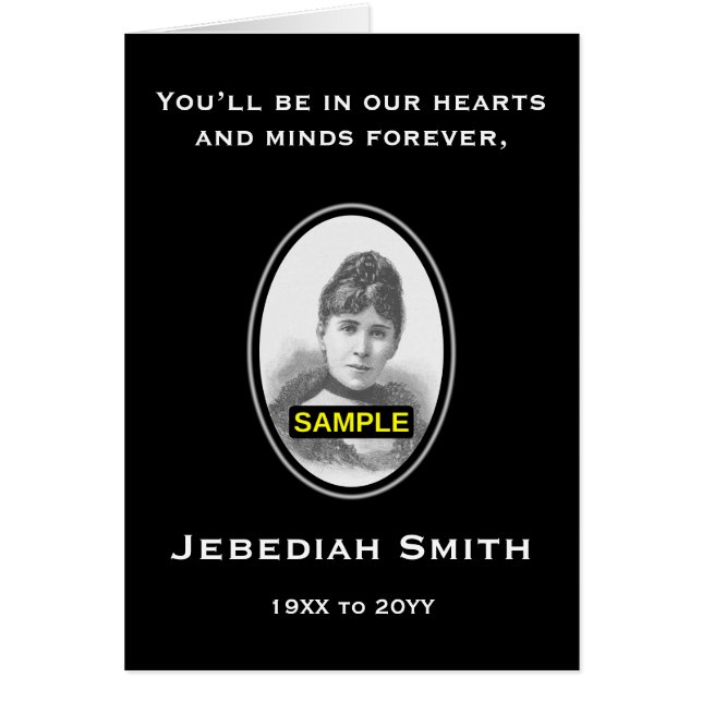 Elegantes und individuelles Bestattungsservicekart (Vorne)