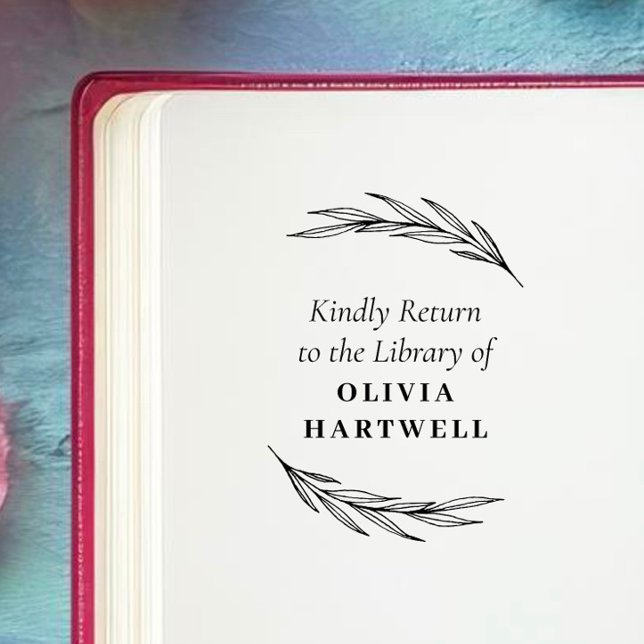 Elegantes und klassisches Buch Gummistempel (Von Creator hochgeladen)