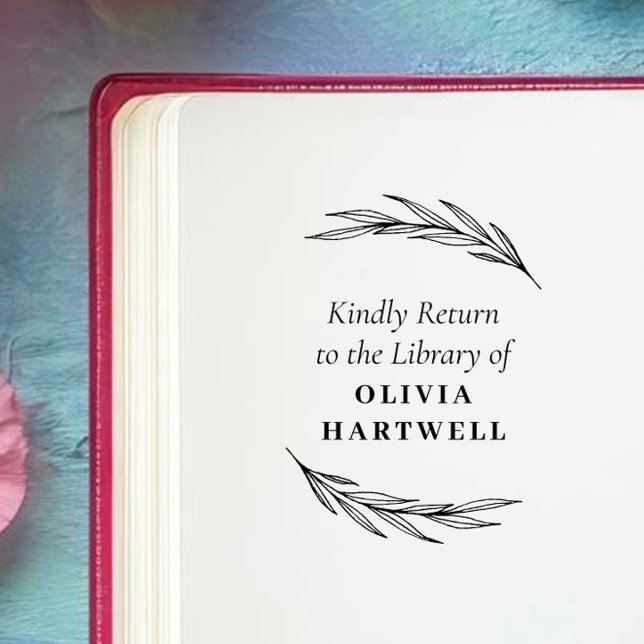 Elegantes und klassisches Buch Permastempel (Von Creator hochgeladen)