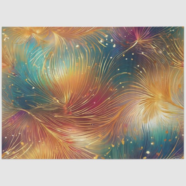 Elegantes und leuchtendes Design Seidenpapier (Vorderseite)