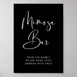 Elegantes und modernes Bar Poster