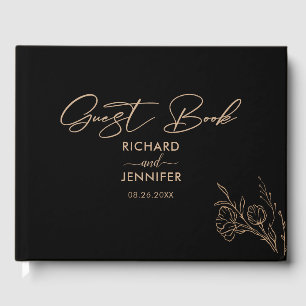 Elegantes und modernes Gästebuch für Hochzeiten in