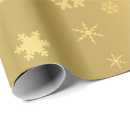 Elegantes und modernes Gold Weihnachtsgeschenk-Mus Geschenkpapier