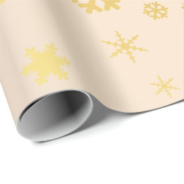 Elegantes und modernes Gold Weihnachtsgeschenk-Mus Geschenkpapier