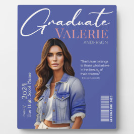 ✨ Elegantes und Modernes Graduate Foto Plaque Fotoplatte