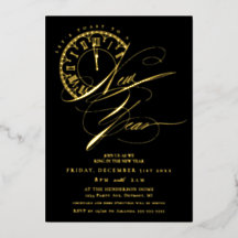 Elegantes und modernes New Year's Silver Party