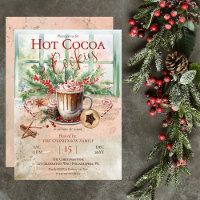 Elegantes und nostalgisches Hot Cocoa and Cookies