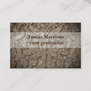 Elegantes und originelles Design der Visitenkarte