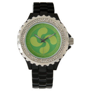 Elegantes und stilvolles baskisches Kreuz: Armbanduhr