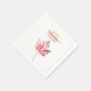 Elegantes und trendiges Erntedankfest Serviette