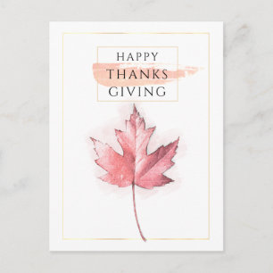 Elegantes und trendiges Thanksgiving Postkarte
