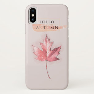 Elegantes und trendy Herbstblatt Zeichnend Case-Mate iPhone Hülle