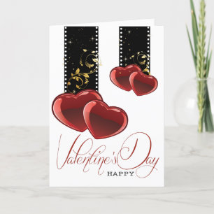 Elegantes Valentinstag-Design Feiertagskarte