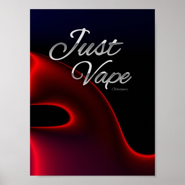 Elegantes Vaping Poster (Vorne)