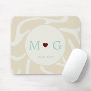 Elegantes, verfeinertes, romantisches Design: weic Mousepad